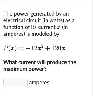 Power of electric circuit is online